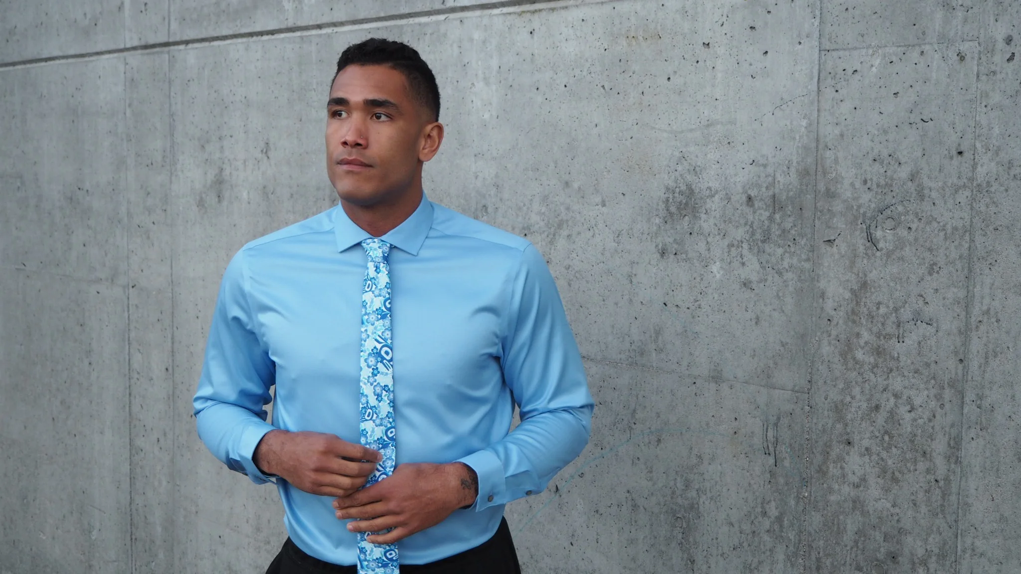 Blue Spawntastic Tie - Image 3