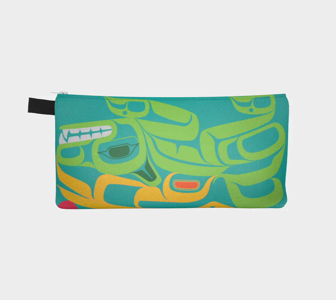 Eagle-Wolf Pencil Pouch - Image 3