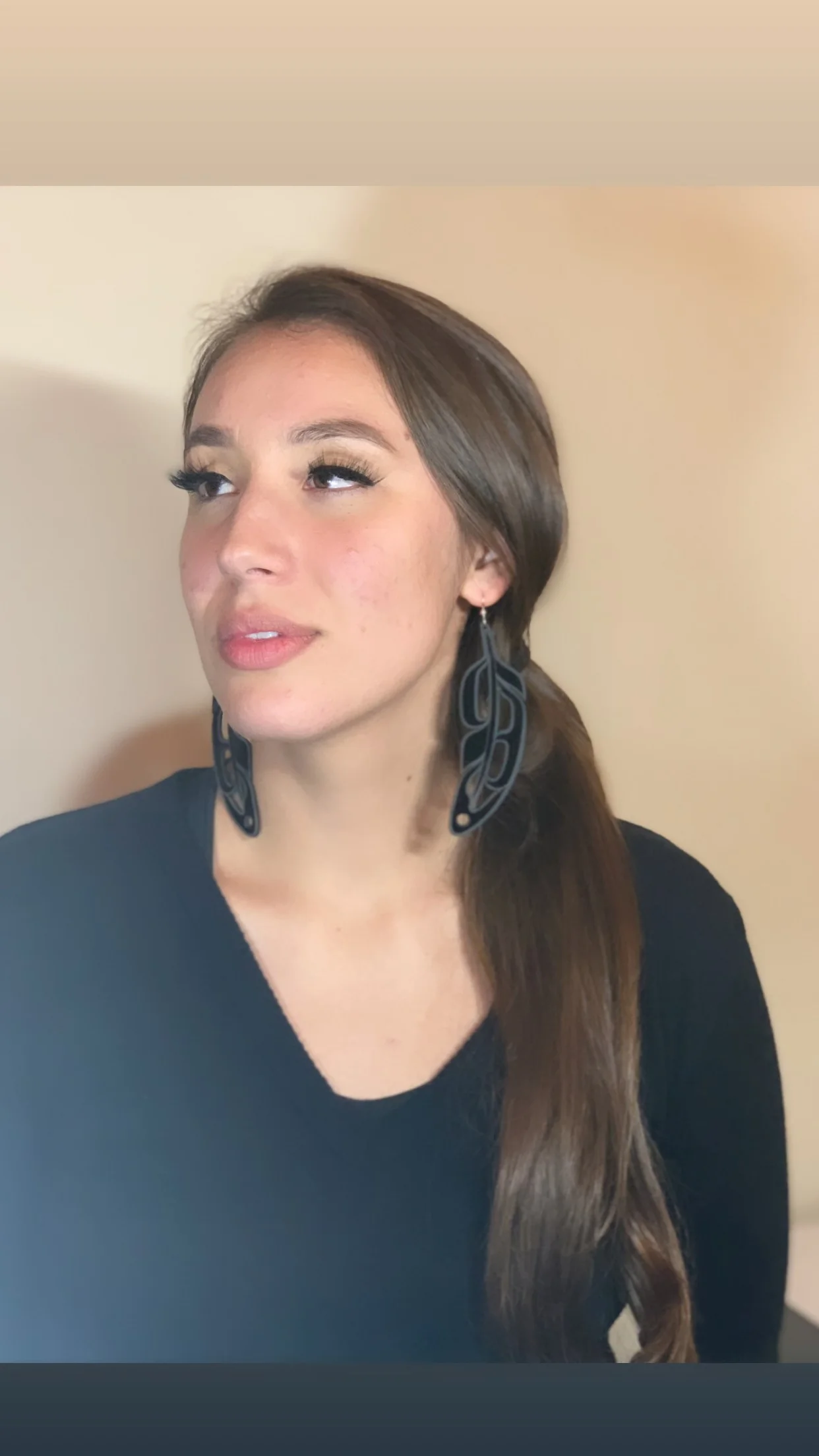 Feather Earrings - Image 3