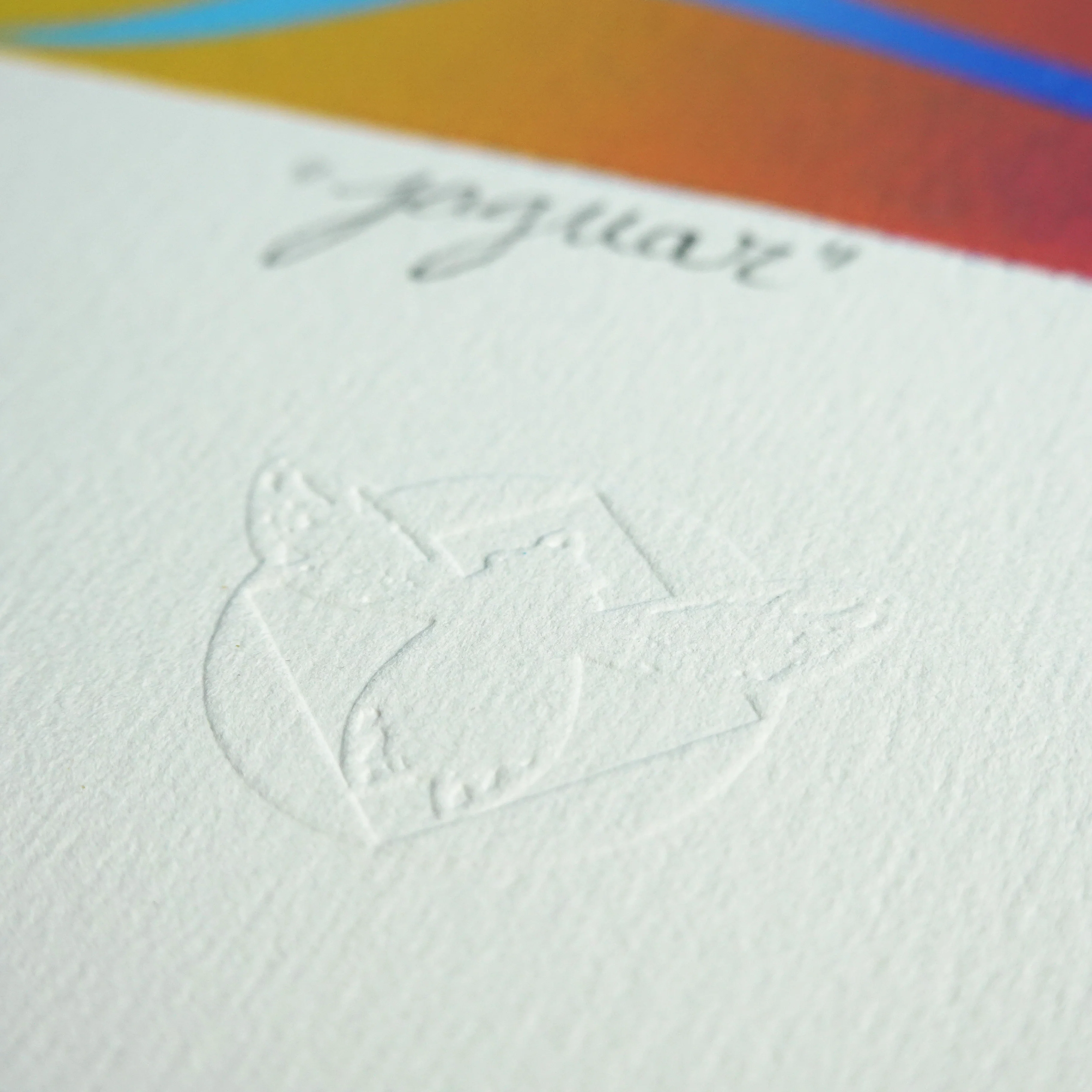 Jaguar Woodblock Print - Image 3