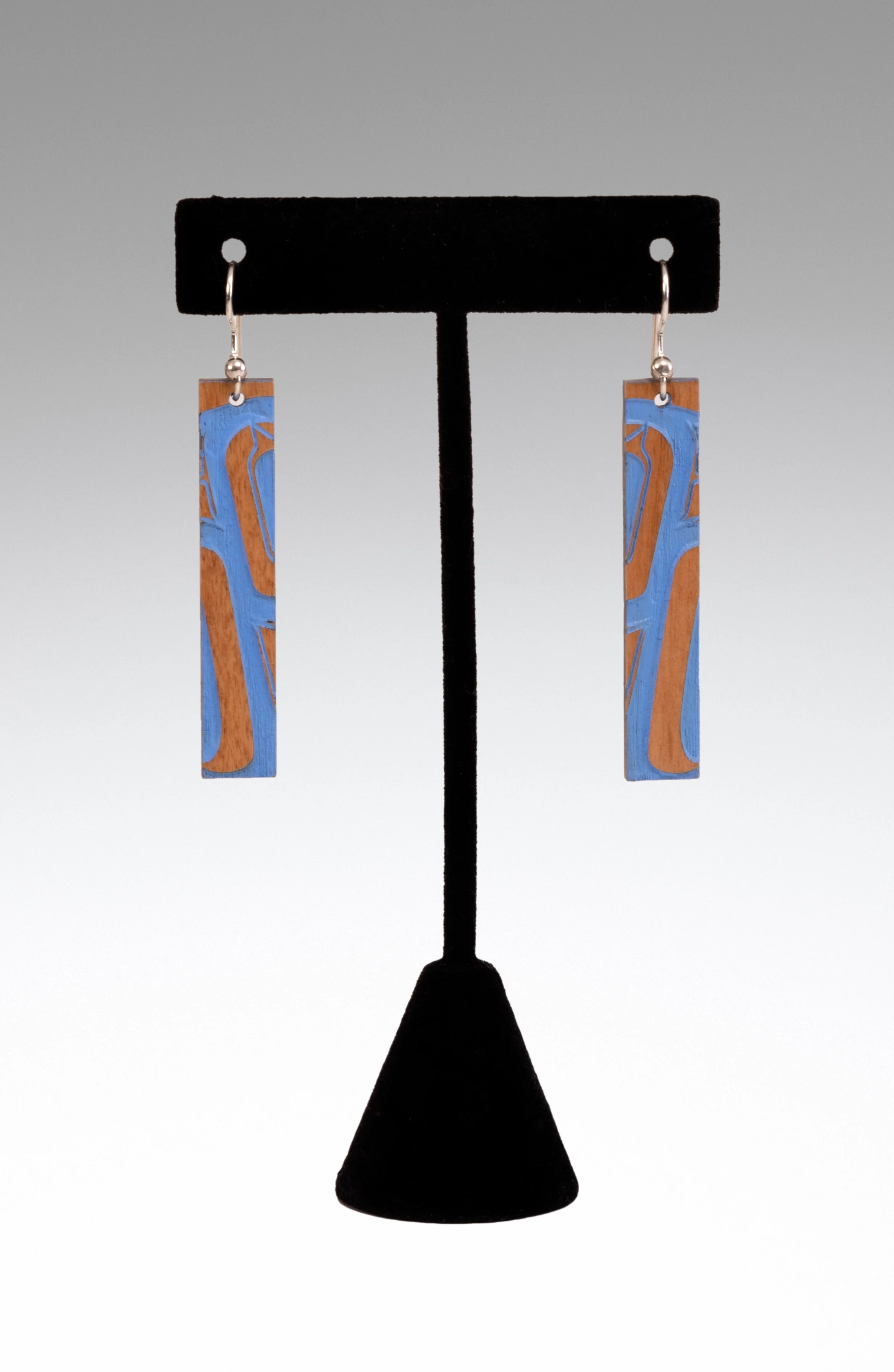 Hand Painted Bar Earrings - Image 3