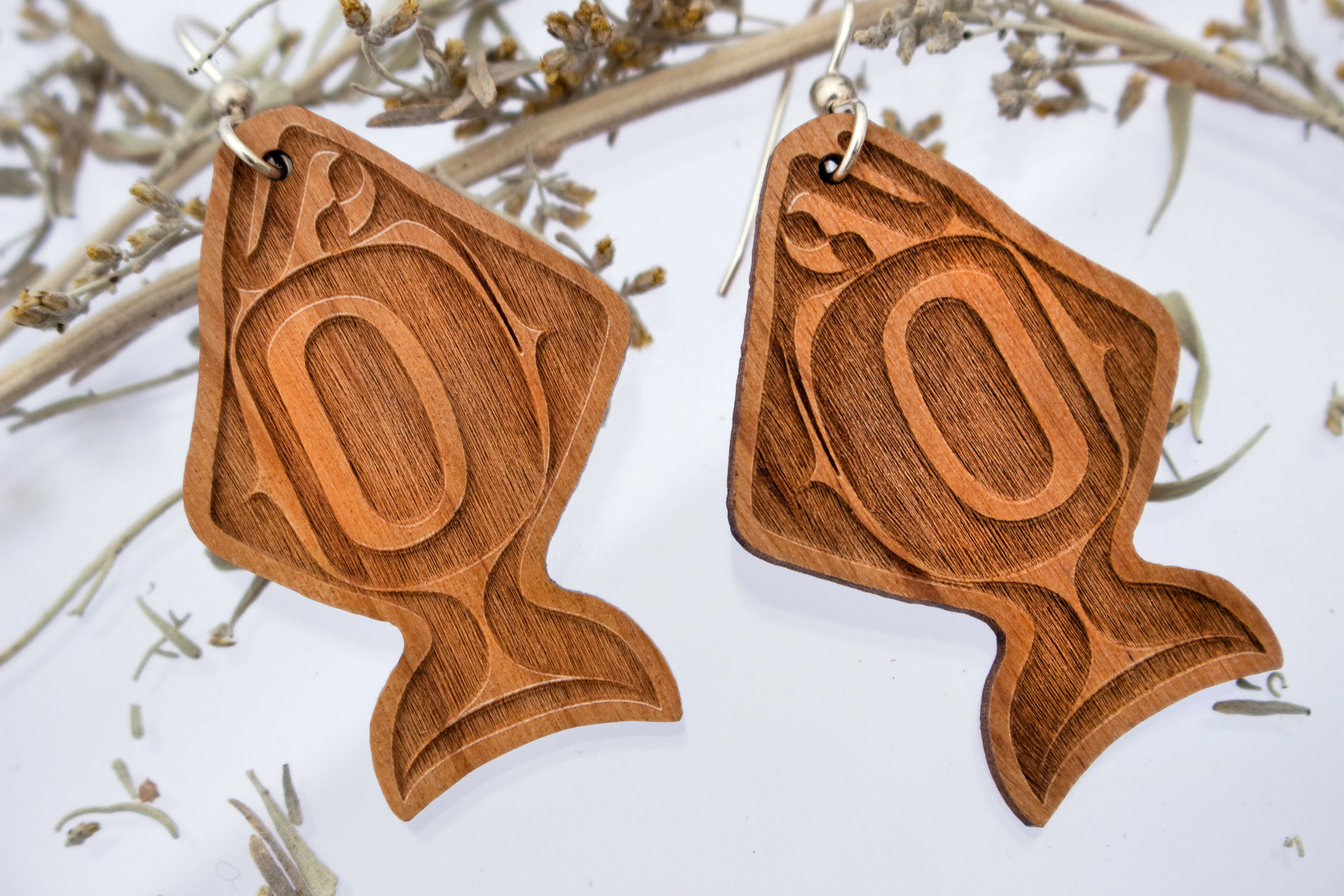 Alder Wood Earrings - Assorted Styles - Image 6