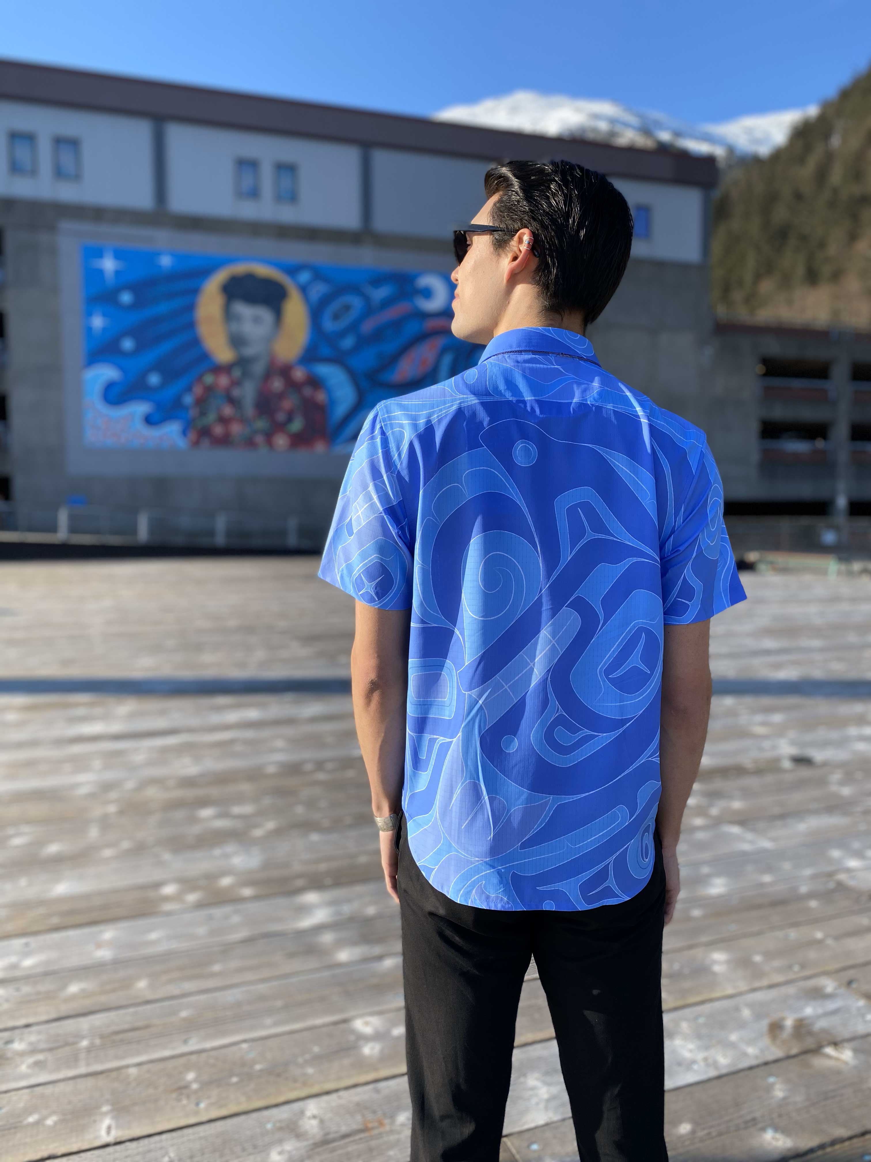 Tommy Bahama Coast Ocean Life Shirt - Cobalt Sea - Image 3